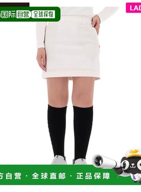 日本直邮St. Andrews 女士不对称千鸟格提花裙 043-2234012 高尔