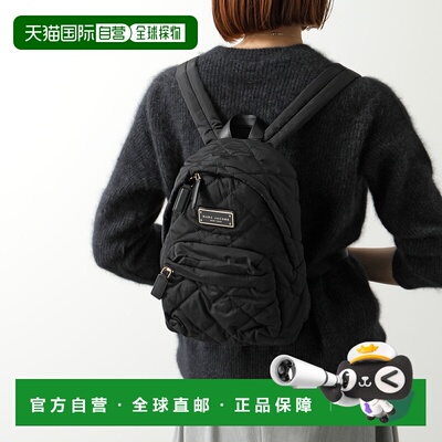 日本直邮MARC JACOBS 背包 M0016679 女士绗缝尼龙迷你背包带标志