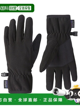 日潮跑腿patagonia巴塔哥尼亚 儿童 Synchilla 手套 黑色 S 66103