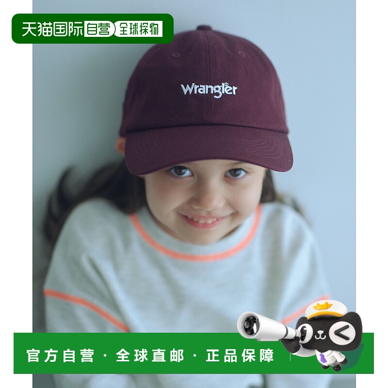 1h可退 日本直邮Wrangler 儿童联名刺绣棒球帽 宽松设计 38385000