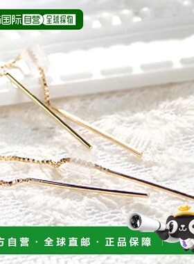 日本直邮（pe198029）K18YG 材质 60mm 简约美式耳钉 可爱人气款