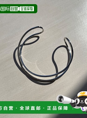 1h可退 日本直邮Chez toi 女士扭纹金属手链 PGC1051511A0010手镯