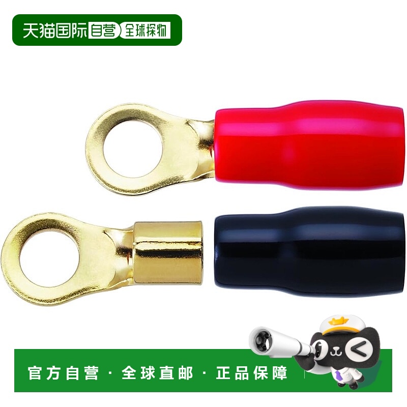 【日本直邮】铁三角 TL4-M10R 4AWG M10 端子 红/黑 各 1 个