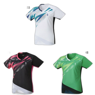 日本直邮 GOSEN 女式比赛衬衫网球羽毛球服上衣绿色 GOSEN T2403