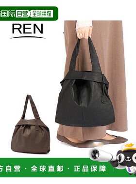 日本直邮 REN 2WAY Rebukuro S 手提包 FUKURO BARE 皮革女式男式
