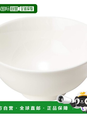 【日本直邮】Narumi鸣海 汤碗饭碗 240cc 白色 微波炉适用 日本制