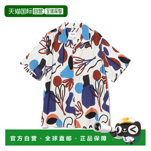 日本直邮WAX 印花衬衫 LONDON 短袖 23010057824 男士 1h可退