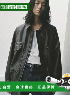 1h可退 日本直邮WYM LIDNM 男士复古飞行员夹克短款外套 WYjk1124