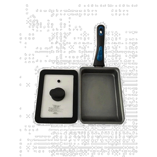 【日本直邮】Taniguchi metal谷口金属 玉子烧器 蓝色 16×36.5×