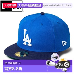 日本直邮NEW ERA 59FIFTY 洛杉矶道奇队 SANDY LINEN POWERED BY