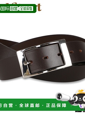 日本直邮Paul Stuart 皮带 男士真皮腰带  深棕色 棕色 SB01360
