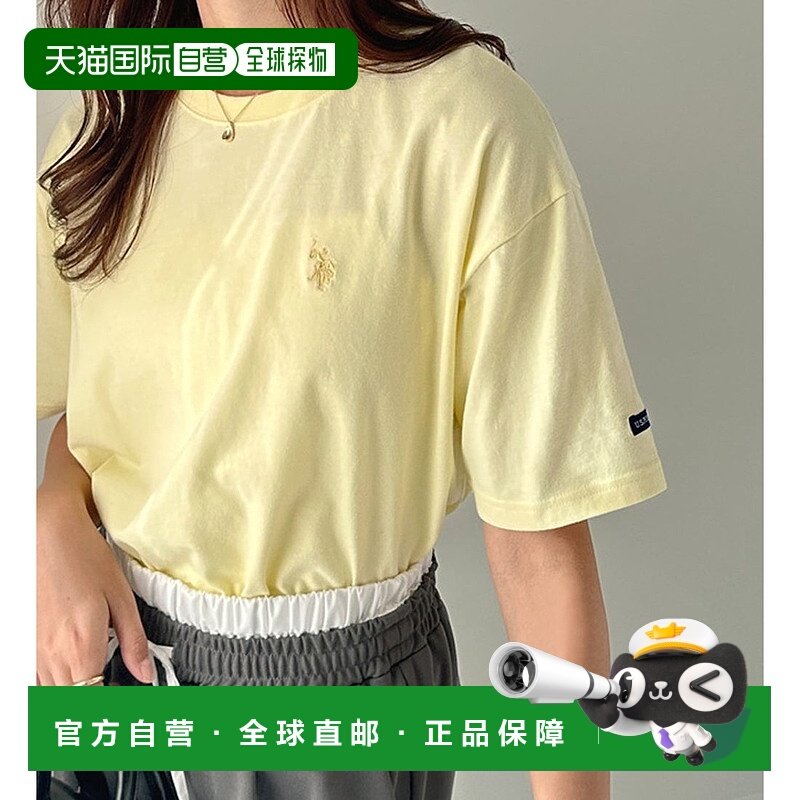 日本直邮U.S. POLO ASSN. 纯棉半袖刺绣T恤 [R04609EW018395]内搭