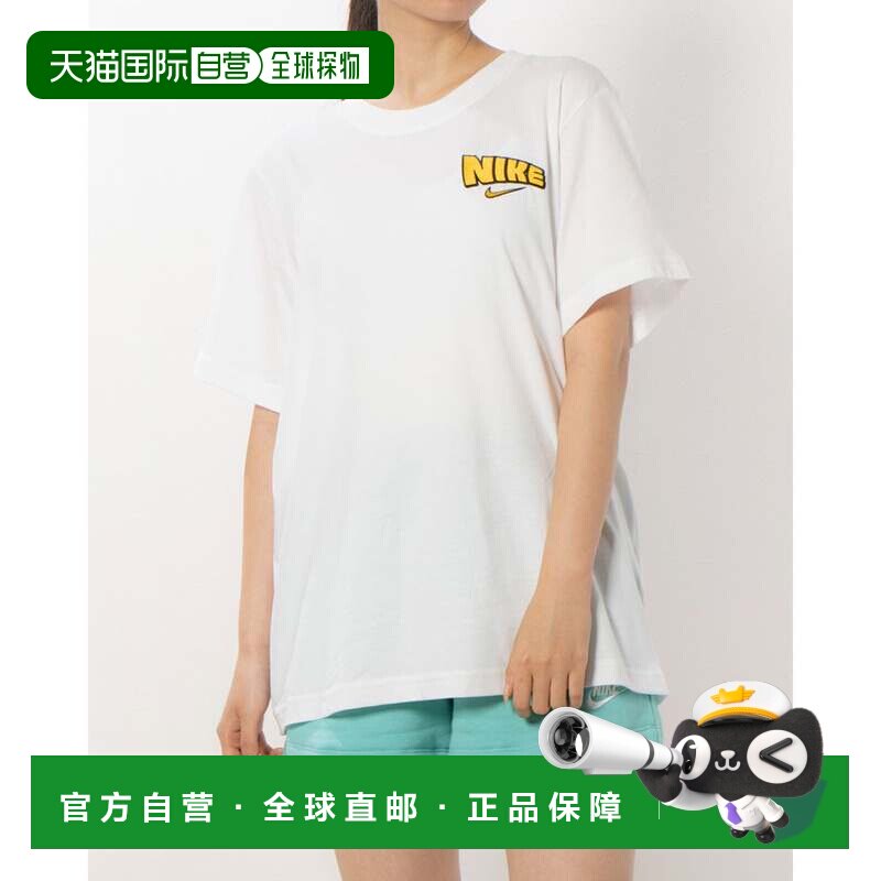 日本直邮Nike 女士短袖T恤 HM5024100 白色耐克图片