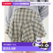 印花短款 1h可退 叠层风 女装 高腰松紧腰 日本直邮MAJESTIC LEGON