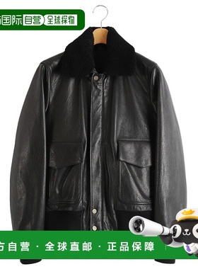 1h可退 日本直邮CALIBRO12 男装 A2飞行员夹克 纳帕皮质 修身 YEA