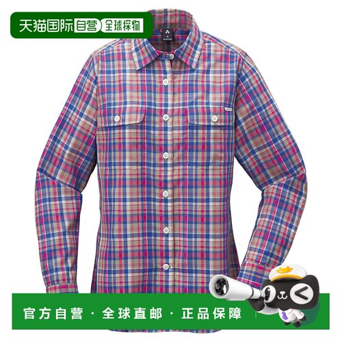 日潮跑腿Montbell蒙贝欧 女款长袖衬衫 XS COMO 1114104新款户外