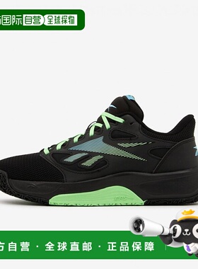 日本直邮Reebok ENGINE LT 篮球鞋 [100246826] 黑色×绿色锐步