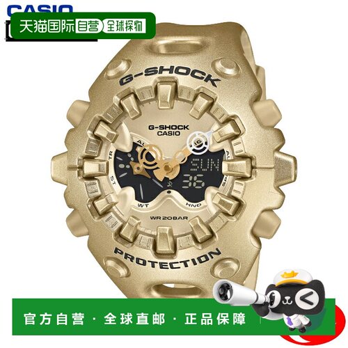 日本直邮CASIO G-SHOCK GA-V01A-9AJF 金色表盘 尖刺造型 冲击释