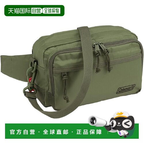 【日本直邮】Coleman科勒曼 斜挎包WALKER 绿色 2000039012单肩包