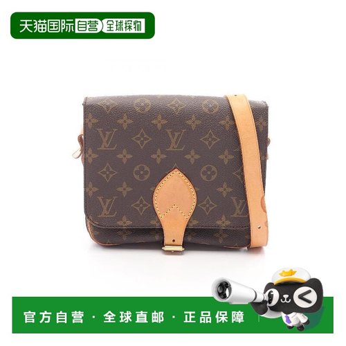 日本直邮中古LV路易威登女包B级9新Cartesiere马鞍包涂层/防水帆
