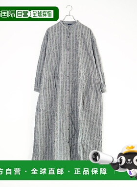 日本直邮 ICHI格纹磨毛连衣裙女士连体衬衫[250605]