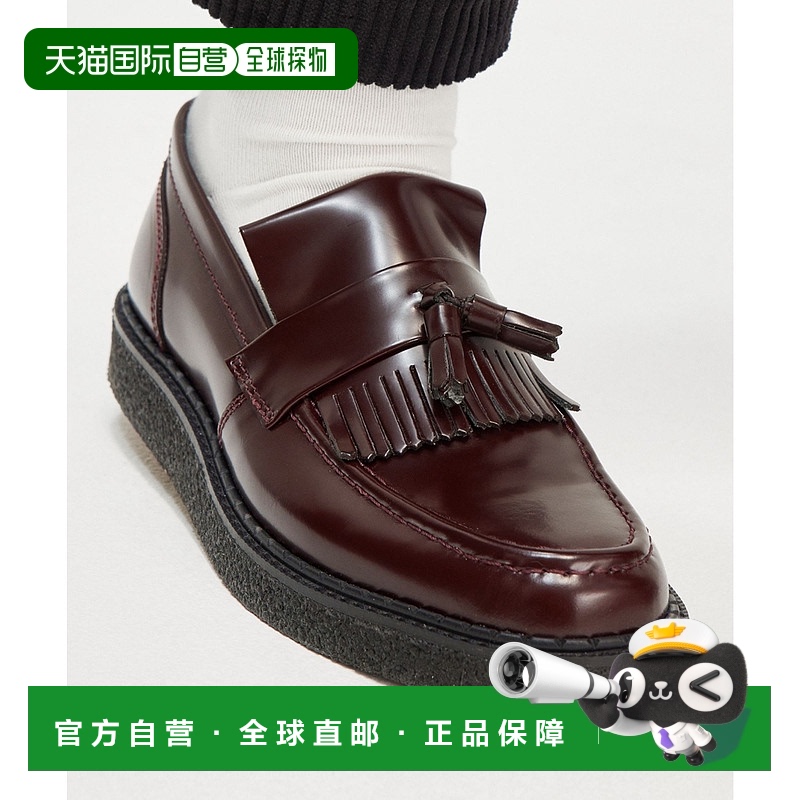 日本直邮FRED PERRY 男女款流苏乐福鞋 George Cox合作款 SB8355