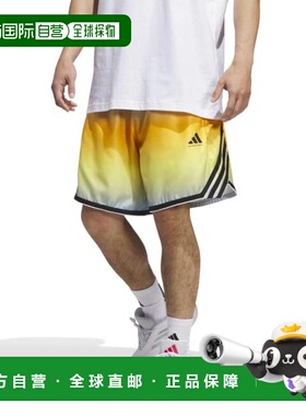日本直邮adidas 疯狂轻 AOP 短裤[KKW67-JM6836] 男士篮球运动短