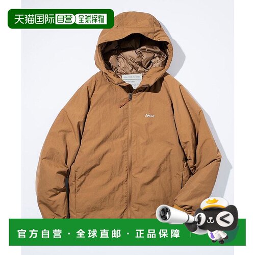 1h可退 日本直邮NANGA 男装 联名环保再生羽绒夹克 防风连帽设计