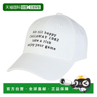 日本直邮CALLAWAY 消息logo帽子 C25291105 1030 男士款 高尔夫帽