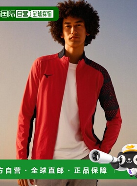 【日本直邮】Mizuno美津浓户外足球长袖运动外套M红色 P2MC1515