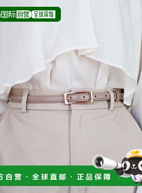 日本直邮florge 简约方形扣细腰带 FL8218EW04235 皮带