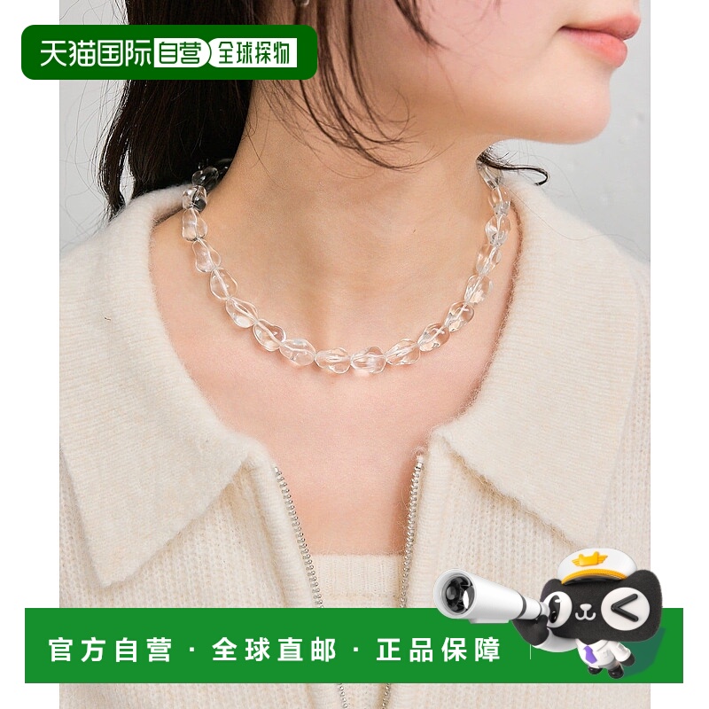 1h可退 日本直邮mystic 女士 璀璨透明石项链 女性柔美设计 MYZ10