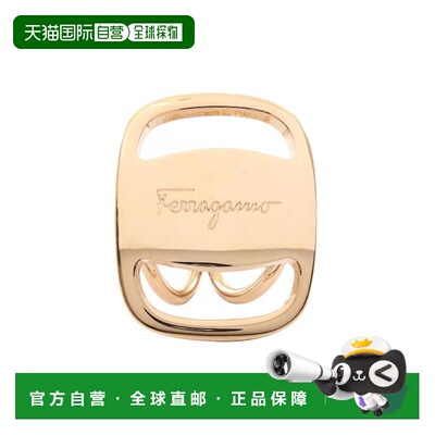 日本直邮中古Ferragamo菲拉格慕女A级95新scarf ring围巾环塑料丝