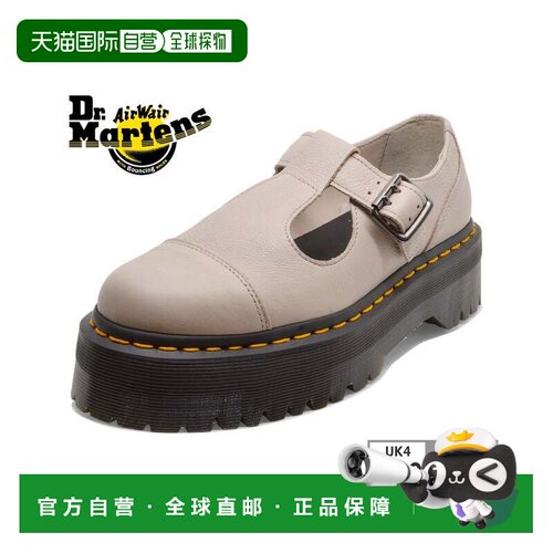 日本直邮Dr.Martens 女士厚底BETHAN玛丽珍鞋厚底鞋 31294348米色