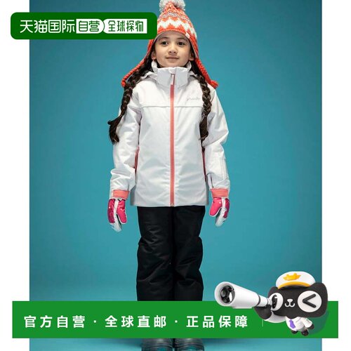 日本直邮Phenix 儿童滑雪服套装 可调节大20cm 浅粉色