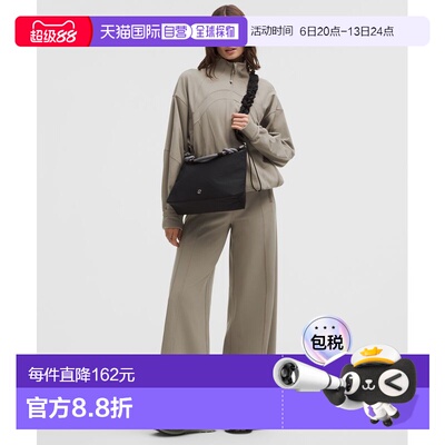 日本直邮lululemon 女款可转换式 可调节肩带 斜挎包 6.5L 包袋