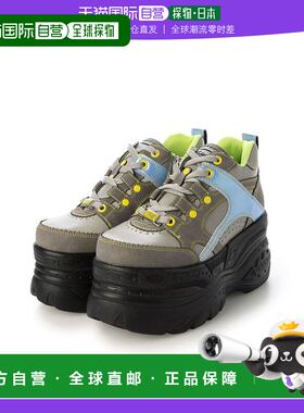 【日本直邮】Yosuke女士运动鞋厚底户外耐磨防滑减震灰色网格