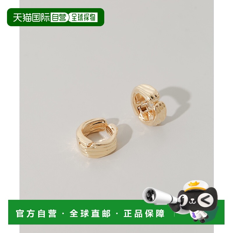 1h可退 日本直邮SMELLY 女士 低敏舒适 一线条设计 一键式耳夹 SM