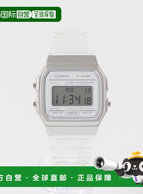 1h可退 日本直邮卡西欧 男装 轻量防水 电子表 F-91WS-7JH 白色经