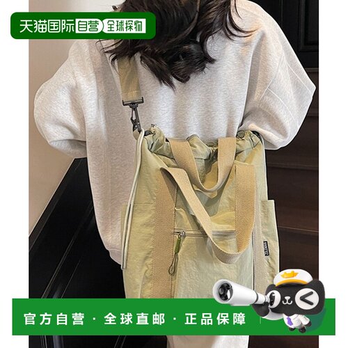 1h可退 日本直邮florge 男女同款 3WAY多功能尼龙托特后背包 可收