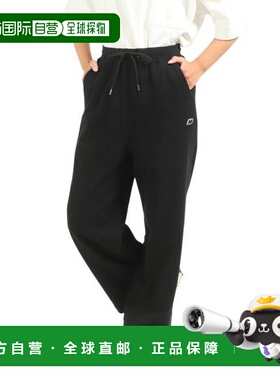 日本直邮New Balance 女士900法式毛圈长裤 AWP25072BK 黑色 女裤