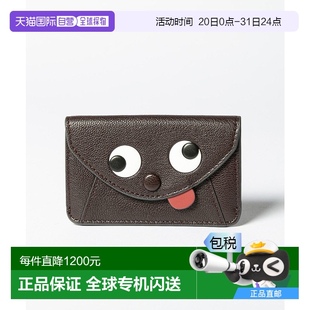 5050925 日本直邮ANYA 女士卡夹 HINDMARCH 142 Zany皮革信封钱包