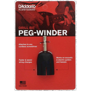 【日本直邮】DAddario达达里奥尼吉他配件琴弦指板卷弦器PW-DBPW-