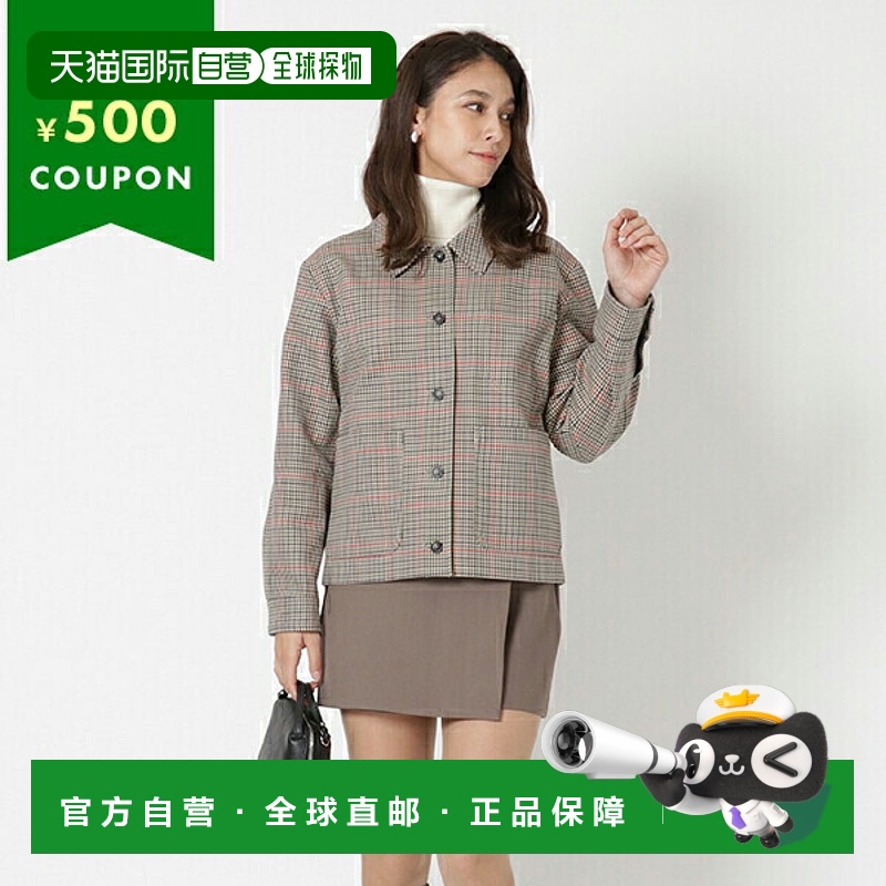 日本直邮Apace 夹克新款 Nicky 外套棕红色女士 APCF02772 COGEG