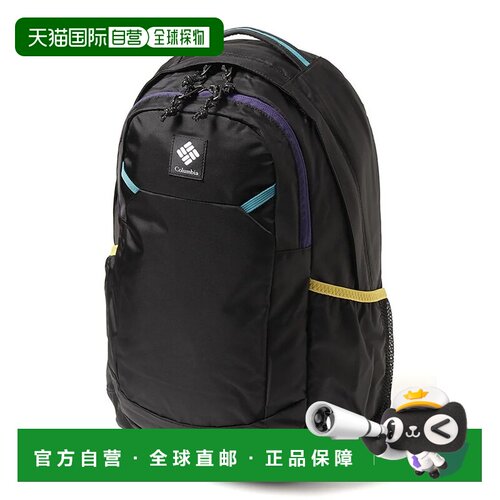 日本直邮Columbia 哥伦比亚 Panorama 25L 双肩包 黑多彩
