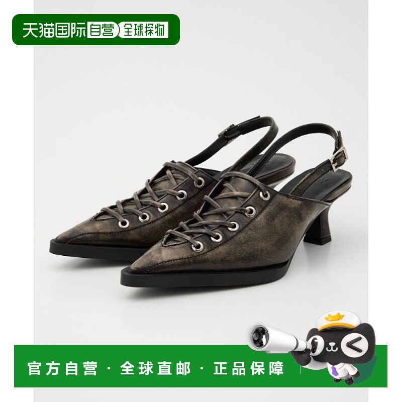 1h可退 日本直邮SLY 女士绑带设计尖头高跟穆勒鞋 030ISM550401
