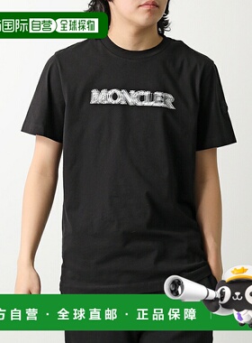 日本直邮MONCLER 哑光 Moncler 哑光 T 恤 8C00005 89A17 男士短