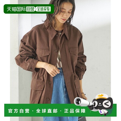 日本直邮SHIPS NINE CASE女士棉质再生纤维衬衫式夹克 314011347