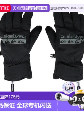 日本直邮Quiksilver CROSS手套 [25SNEQYHN03191KVJ0] 男女通用手