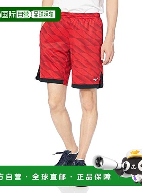 【日本直邮】Mizuno美津浓网球服运动短裤红色透气舒适62JB0002